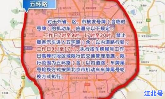 外地车辆北京限行规定处罚细则2024最新版：早晚高峰禁入五环罚款扣分全解析