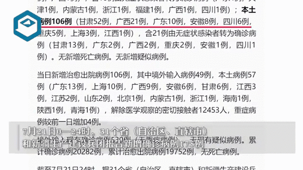 31省区市新增本土确诊40例疫情最新通报：含详细省市分布、防疫措施及出行政策更新