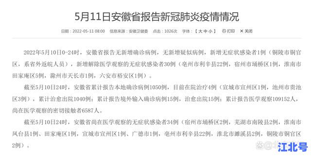 安徽新增本土病例6例最新通报：合肥淮南两地疫情详情及防控措施全解析
